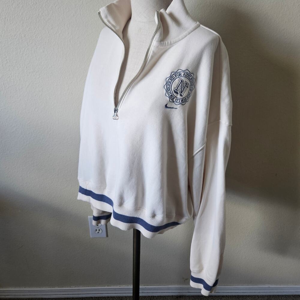 Nike Sportswear Phoenix Fleece Campus Cropped Half-Zip Sweatshirt XL